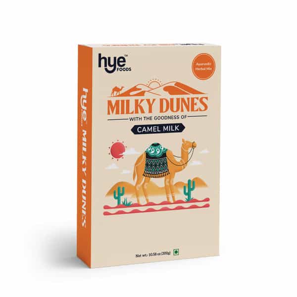 Hye Foods Milky Dunes - With Camel Milk Powder - Turmeric - 300G