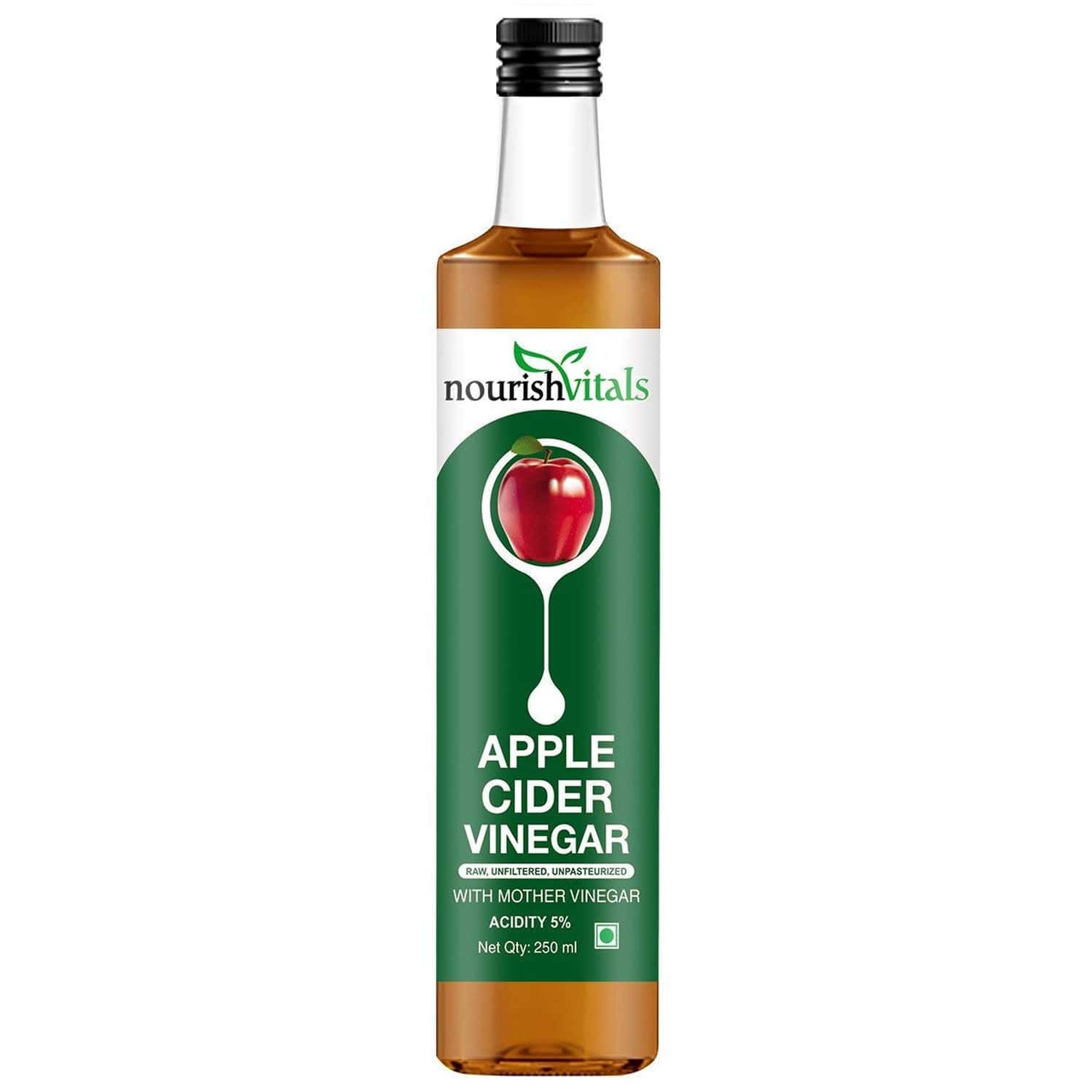 Nourishvitals Apple Cider Vinegar With Mother Vinegar - 250 Ml