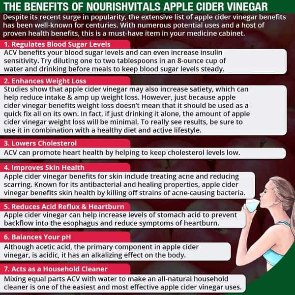 Nourishvitals Apple Cider Vinegar With Mother Vinegar - 250 Ml