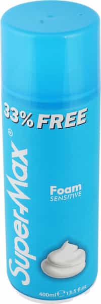Supermax Shaving Foam Sensitive - 400 Ml