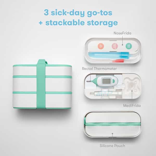 Fridababy Mobile Medicine Cabinet | Baby Healthcare Kit With Storage Organizer | Newborn Essentials