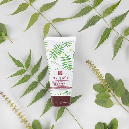 Ningen Neem And Tulsi Face Wash Marigold And Chamomile - 120g
