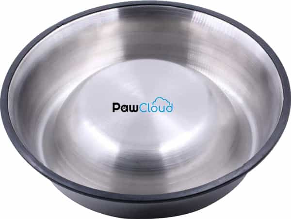 Pawcloud Petwag Stainless Steel Dog Bowl Anti Skid Dog Feeding Bowl- Small & Toy Breed Dog Small