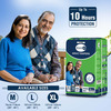 Kare In Classic Adult Diapers Extra Large Waist Size 127-165 Cm(50"-65") Tape Style 10 Count