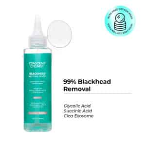 Conscious Chemist Blackhead Melting Water | 130ml Pore Toner With Glycolic & Succinic Acid