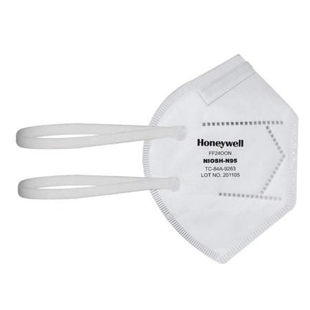 Honeywell Ff2400n N95 Niosh Certified Disposable Respirator(Whitefilter Efficiency 95% Pack Of 25)