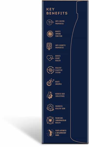 Liveasy Essentials Copper Bottle - Ayurvedic Health Benefits - Leak Proof Cap - 950Ml