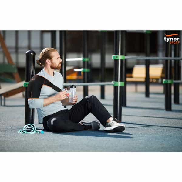 Tynor Shoulder Support Double Lock (Neo) Black & Orange Universal 1 Unit