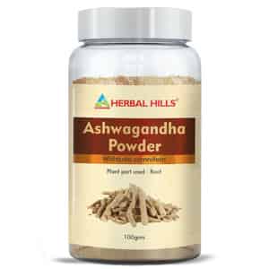 Herbal Hills Ashwagandha Powder (100 Gm Pack Of 2)