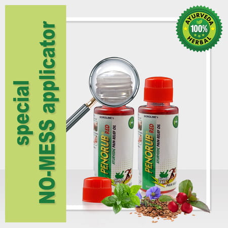 Boroline Penorub Pain Relief Oil 50 Mlx 2+Ultrasmooth Cream 40 Gm+Antiseptic Cream 40 Gm(Pack Of 4)