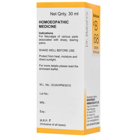 Baksons B68 Neuralgia Drops 30 Ml