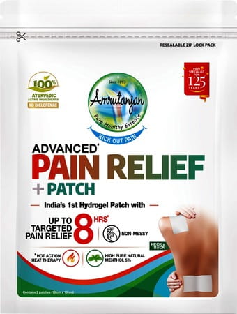 Amrutanjan Advanced Pain Relief + Patch