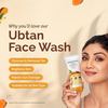 Mamaearth Ubtan Face Wash With Turmeric & Saffron For Tan Removal Tube Of 100ml