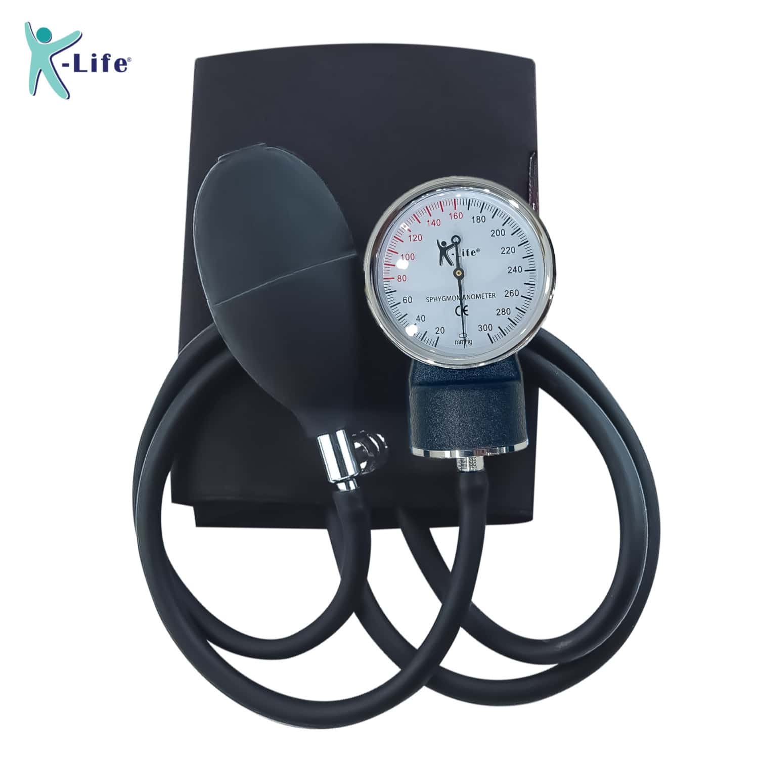 K-life Aneroid Manual Sphygmomanometer & Pressure Gauge Blood Pressure Machine Bp Monitor (black)