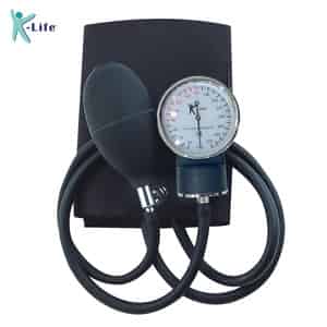 K-Life Aneroid Manual Sphygmomanometer & Pressure Gauge Blood Pressure Machine Bp Monitor (Black)
