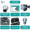 K-Life Aneroid Manual Sphygmomanometer & Pressure Gauge Blood Pressure Machine Bp Monitor (Black)