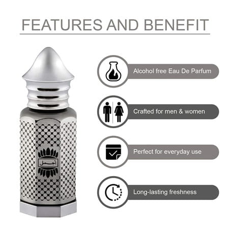 Ajmal Amber Magic Edp 100ml Perfume For Men And Asher Cp Oil Alcohol-Free Attar 12ml For Unisex