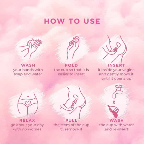 Pee Safe Menstrual Cup (Extra Small) & Bio Panty Liners Combo For Women
