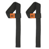 Muscleblaze Weight Lifting Straps | Wrist Supporter For Gym | Deadlift Strap (Black Free Size)