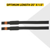 Muscleblaze Weight Lifting Straps | Wrist Supporter For Gym | Deadlift Strap (Black Free Size)