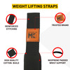 Muscleblaze Weight Lifting Straps | Wrist Supporter For Gym | Deadlift Strap (Black Free Size)