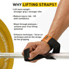 Muscleblaze Weight Lifting Straps | Wrist Supporter For Gym | Deadlift Strap (Black Free Size)