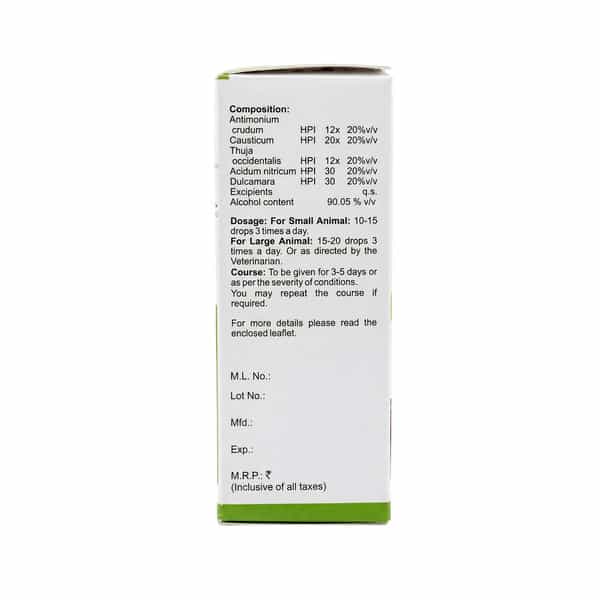 Bakson Veterinary Wart Aid Drops | For Veterinary Use | 30 Ml