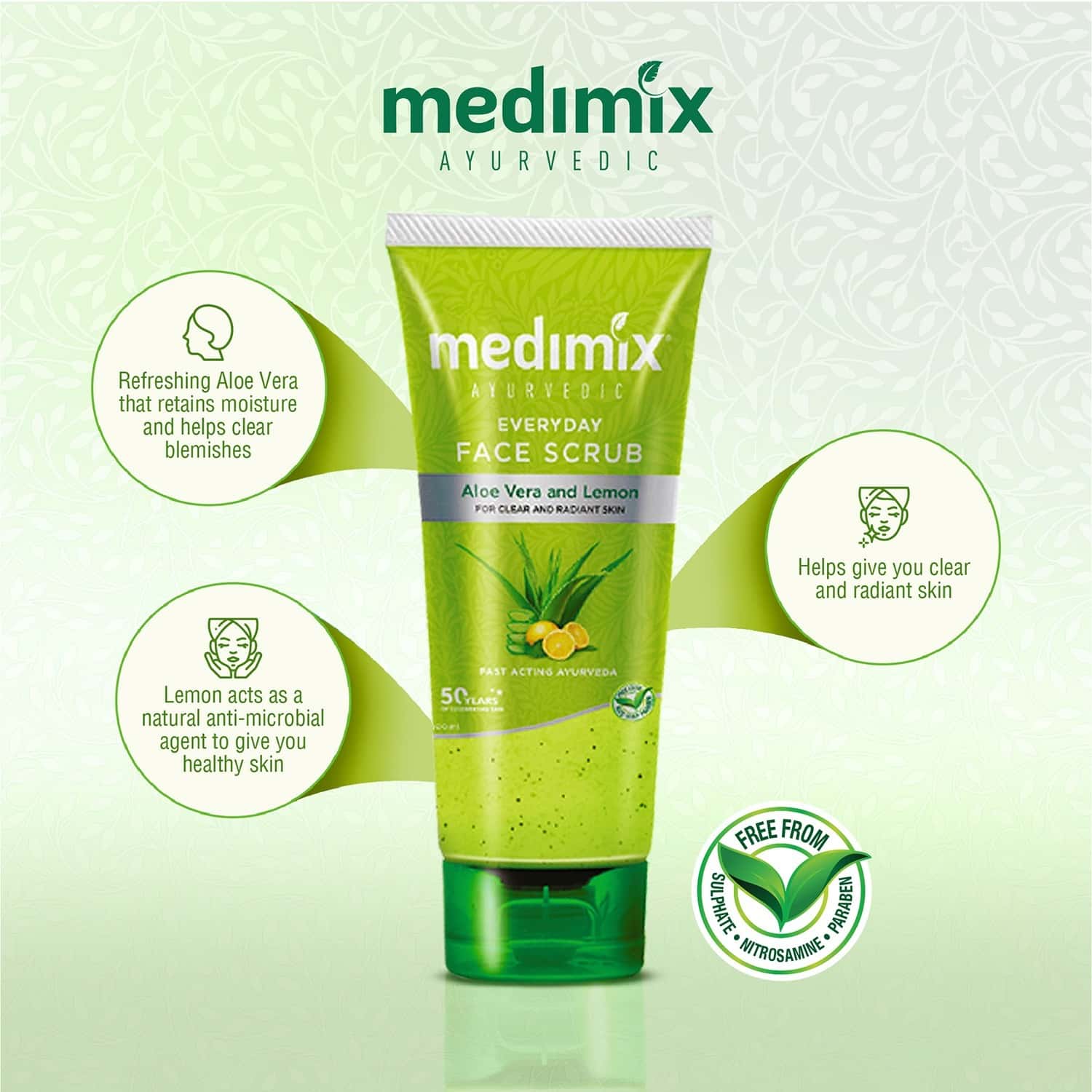 Buy MEDIMIX AYURVEDIC EVERYDAY FACE SCRUB 100ML Online & Get Upto 60