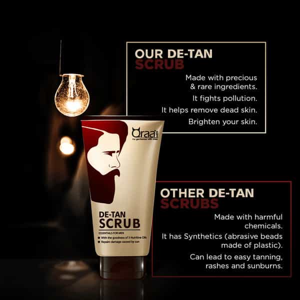 Qraa Men De Tan Pack For Men 120 Gm