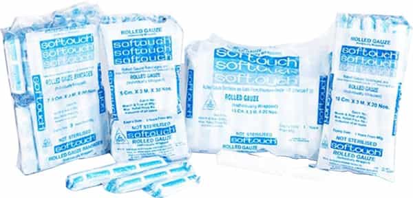 Softtouch Rolled Bandage St 15Cm - 1Pc