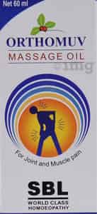 Sbl Orthomuv Massage Oil 60ml Pack Of 2