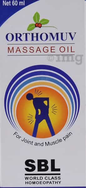 Sbl Orthomuv Massage Oil 60Ml Pack Of 2