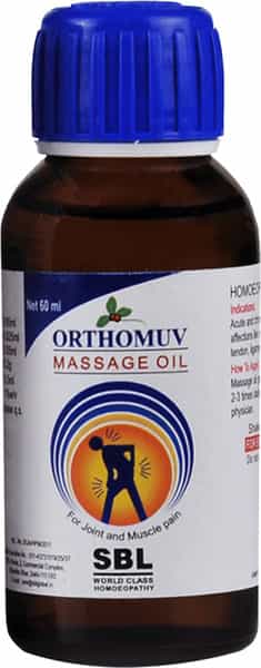 Sbl Orthomuv Massage Oil 60Ml Pack Of 2