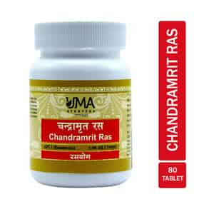Uma Ayurveda Chandramrit Ras Ayurvedic Tablets 80 Tab