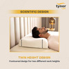 Tynor Elite Ortho Contoured Memory Pillow White Soft Universal 1 Unit
