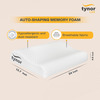 Tynor Elite Ortho Contoured Memory Pillow White Soft Universal 1 Unit