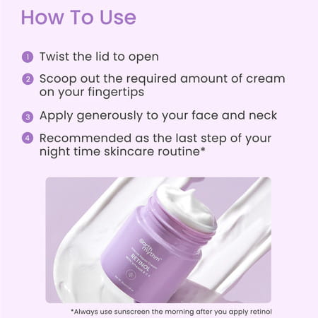 Earth Rhythm Retinol Intense Repair Night Cream (Vitamin B C E) - 30 Ml