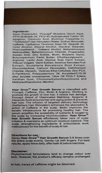 Haar Grow Hair Growth Serum 75 Ml