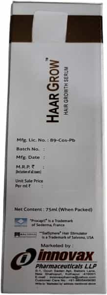 Haar Grow Hair Growth Serum 75 Ml