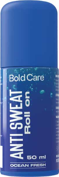 Bold Care Ocean Fresh Antiperspirant & Anti-Sweat Deodorant Roll-On For Men - 50Ml