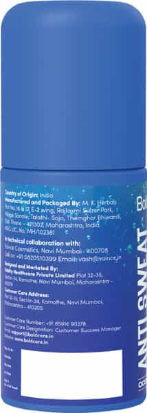 Bold Care Ocean Fresh Antiperspirant & Anti-Sweat Deodorant Roll-On For Men - 50Ml