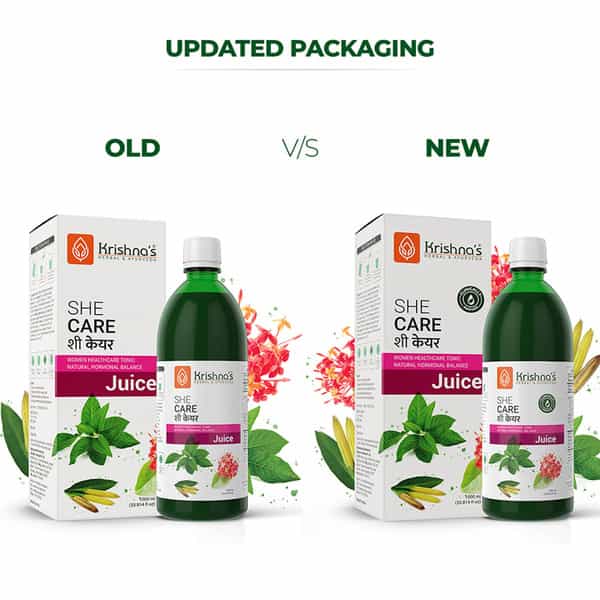 Krishna's She Care Juice 1 Litre | Clinically Proven Formula For Women's Wellness