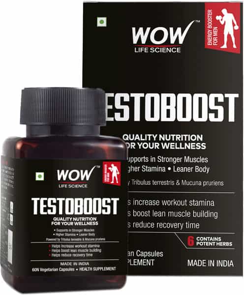 Wow Life Science Testoboost - 60 Capsules