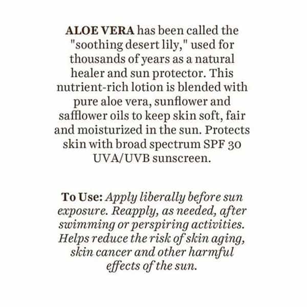 Biotique Bio Aloe Vera Face&Body Sun Lotion Spf30sunscreen For Normal To Oily Skin In The Sun 50Ml