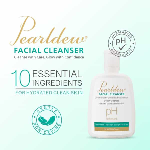 Pearldew Facial Cleanser All Skin Types|Paraben-Free| Ph Balanced - 125 Ml Of Pack 1