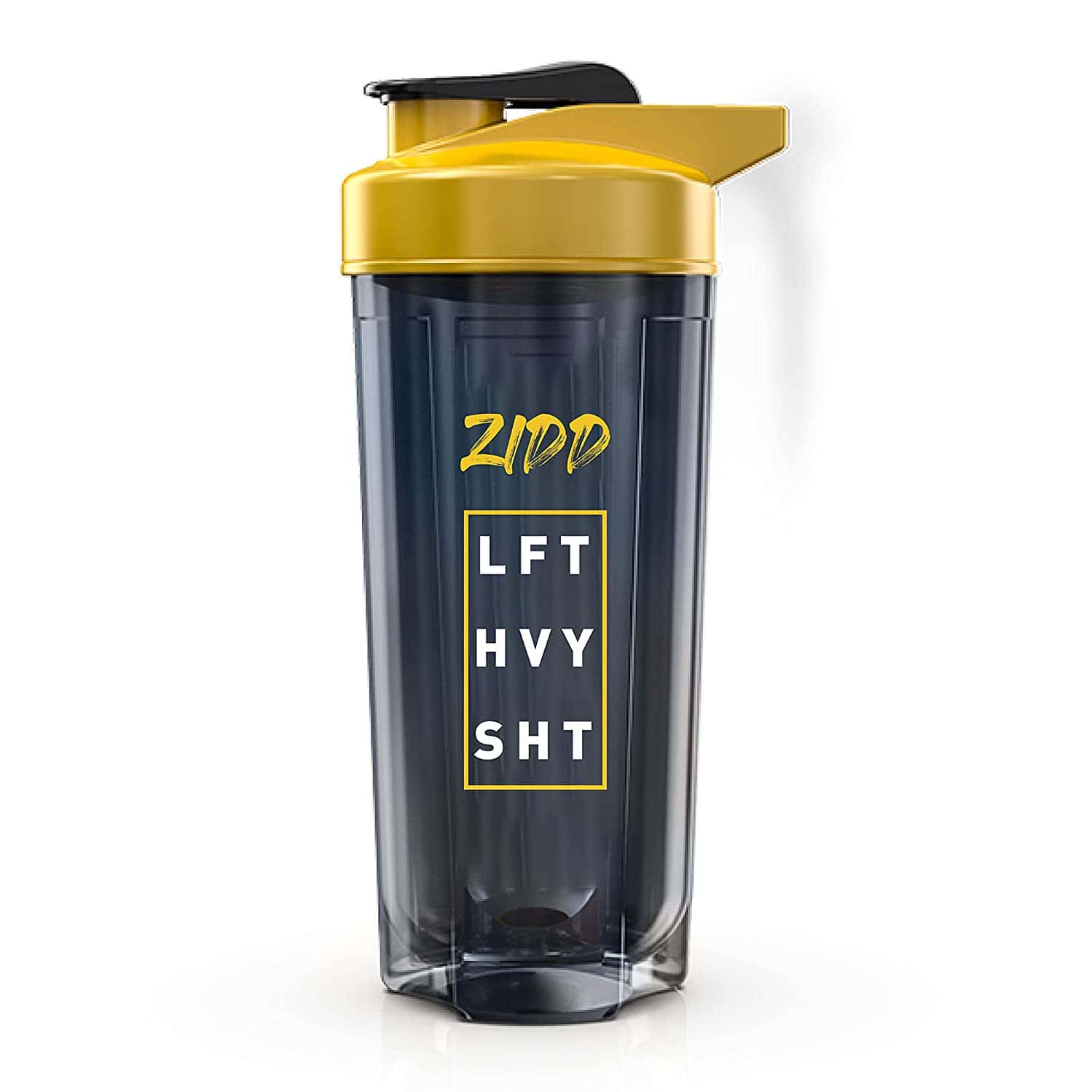 Muscleblaze Zidd Pro 1.0 Shaker Bottle, 100% Leakproof, Bpa-Free Sipper Bottle, Yellow & Black|750ml