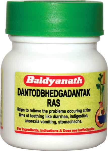 Baidyanath Asli Ayurved Dantodbhedgadantak Ras 40 Tablets (Pack Of 3)