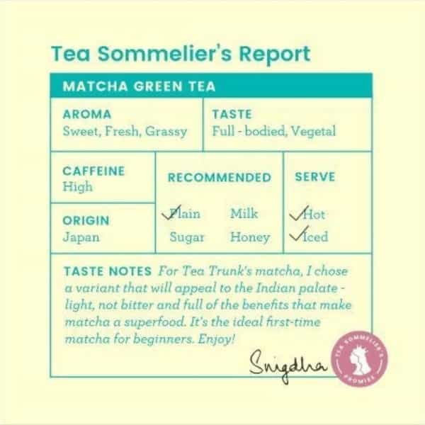 Weight Losstea Trunk Matcha Green Tea- 30G Tin