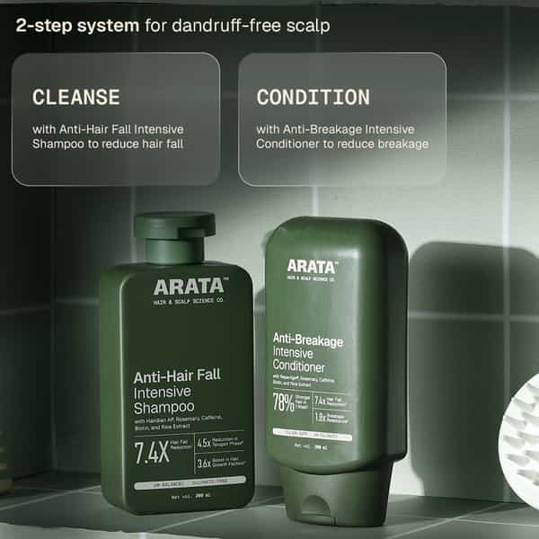 Arata Multi - Active Anti - Hair Fall Shampoo & Conditioner Duo 200 Ml Each
