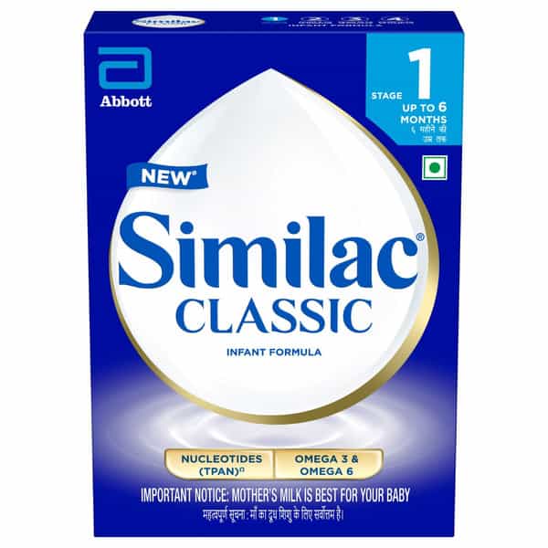 Similac Classic Stage 1 | Nfant Formula | Upto 6 Months | Box 400 Gm